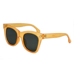 Load image into Gallery viewer, I SEA STEVIE SUNGLASSES IN YELLOW TORT/SMOKE POLARIZED
