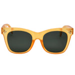 Load image into Gallery viewer, I SEA STEVIE SUNGLASSES IN YELLOW TORT/SMOKE POLARIZED

