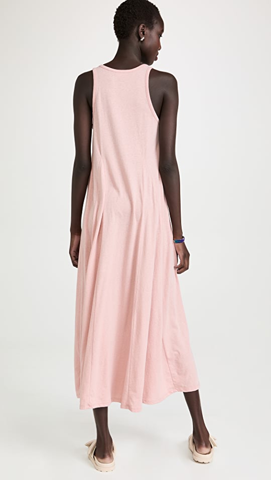 VARLEY TRIBLEND MAXI DRESS- PINK