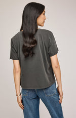 Load image into Gallery viewer, GENTLE FAWN LUCY COTTON T-SHIRT BLK
