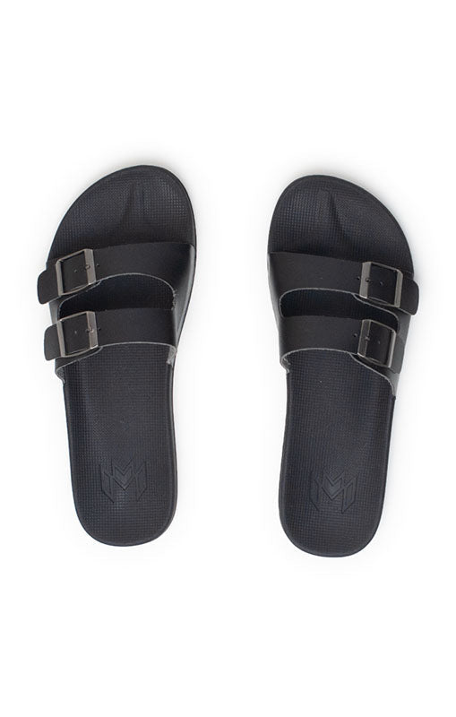MALVADOS SLAYA OZZY SANDALS IN NOIR
