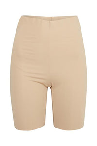 ICHI SIV SECOND SKIN SHORTS IN TAN