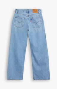 LEVI'S BAGGY DAD JEANS IN MEDIUM DESTRUCTED INDIGO