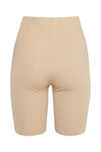 ICHI SIV SECOND SKIN SHORTS IN TAN