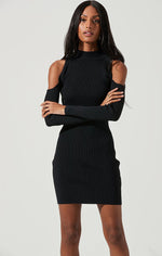 Load image into Gallery viewer, ASTR THE LABEL KADE SHOULDER CUTOUT MINI DRESS
