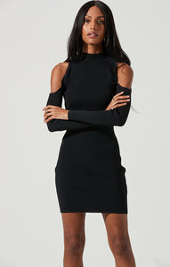 ASTR THE LABEL KADE SHOULDER CUTOUT MINI DRESS