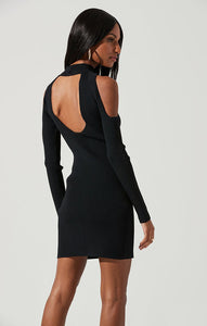 ASTR THE LABEL KADE SHOULDER CUTOUT MINI DRESS