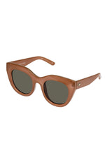 Load image into Gallery viewer, LE SPECS AIR HEART SUNGLASSES IN CARAMEL
