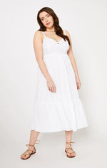 Load image into Gallery viewer, GENTLE FAWN SHAE DRESS IN WHITE
