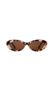 REALITY HIGH SOCIETY SUNGLASSES IN HONEY TURTLE