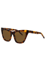 Load image into Gallery viewer, I SEA LEXI SUNGLASSES IN TORT ACETATE/SMOKE POLARIZED
