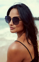 Load image into Gallery viewer, I SEA MONTANA SUNGLASSES IN ROSE/PLUM POLARIZED
