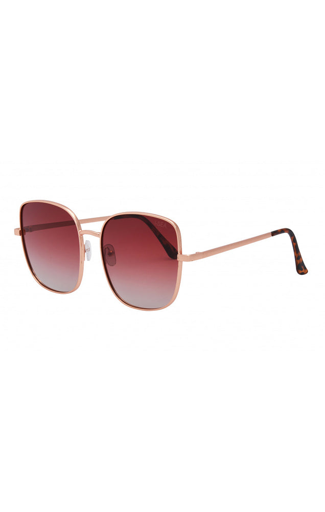 I SEA MONTANA SUNGLASSES IN ROSE/PLUM POLARIZED