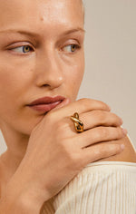Load image into Gallery viewer, PILGRIM BELIEF RING IN GOLD

