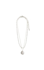 Load image into Gallery viewer, PILGRIM CLARITY 2-IN-1 NECKLACE SET IN SILVER
