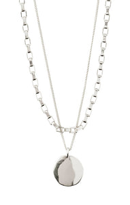 PILGRIM CLARITY 2-IN-1 NECKLACE SET IN SILVER