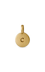 Load image into Gallery viewer, PILGRIM LOWERCASE LETTER DISC CHARM PENDANT
