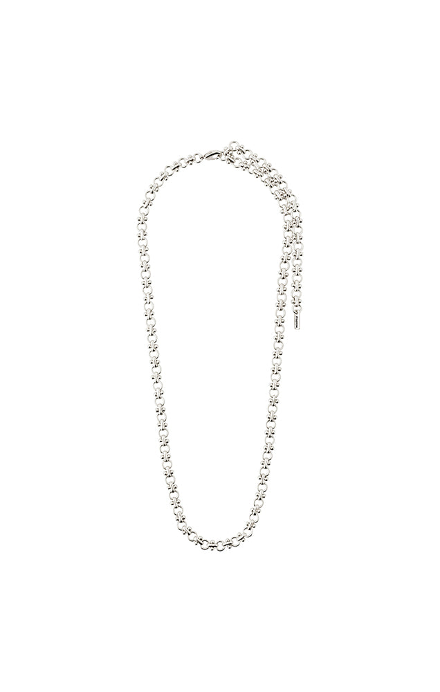 PILGRIM NOMAD CHAIN NECKLACE IN SILVER