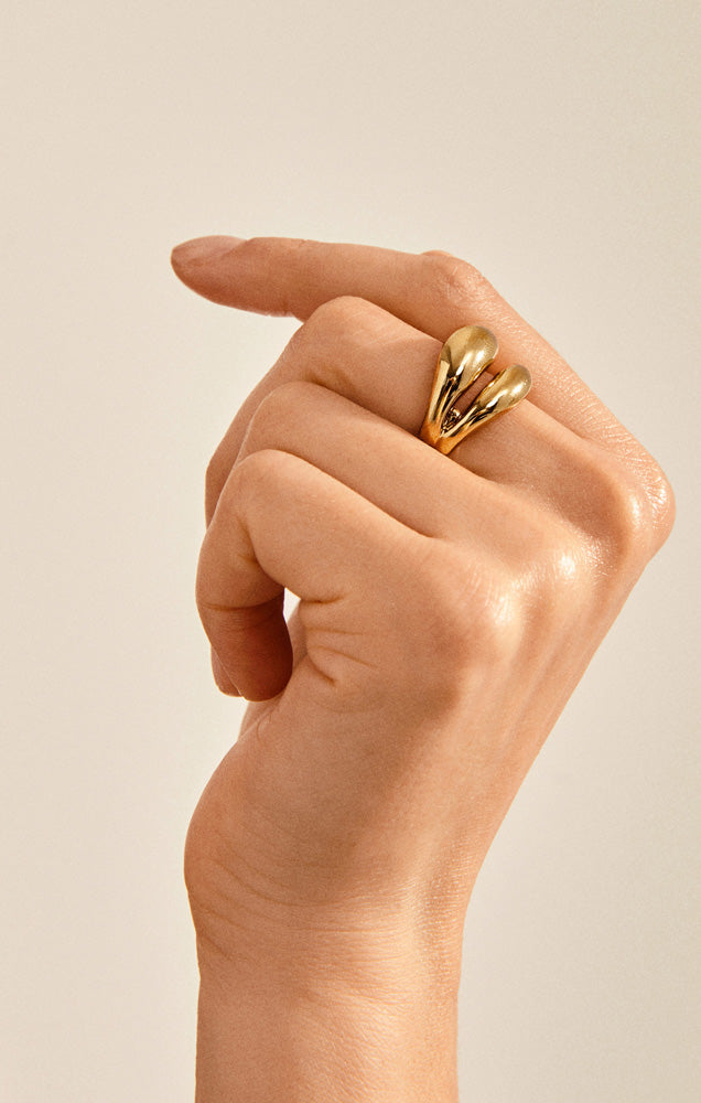 PILGRIM RECONNECT RING IN GOLD