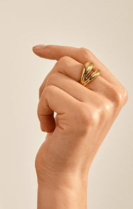 PILGRIM RECONNECT RING IN GOLD