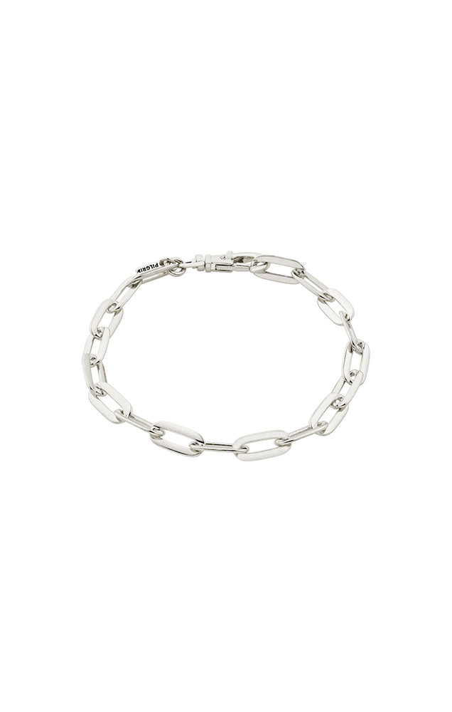 PILGRIM KINDNESS RECYCLED CABLE CHAIN BRACELET IN SILVER