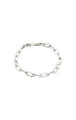 Load image into Gallery viewer, PILGRIM KINDNESS RECYCLED CABLE CHAIN BRACELET IN SILVER
