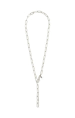 Load image into Gallery viewer, PILGRIM KINDNESS RECYCLED CABLE CHAIN NECKLACE IN SILVER
