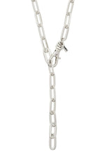 Load image into Gallery viewer, PILGRIM KINDNESS RECYCLED CABLE CHAIN NECKLACE IN SILVER
