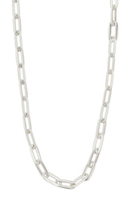 PILGRIM KINDNESS RECYCLED CABLE CHAIN NECKLACE IN SILVER