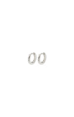 Load image into Gallery viewer, PILGRIM TYRA CHUNKY MINI HOOP EARRINGS IN SILVER
