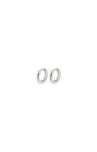 PILGRIM TYRA CHUNKY MINI HOOP EARRINGS IN SILVER