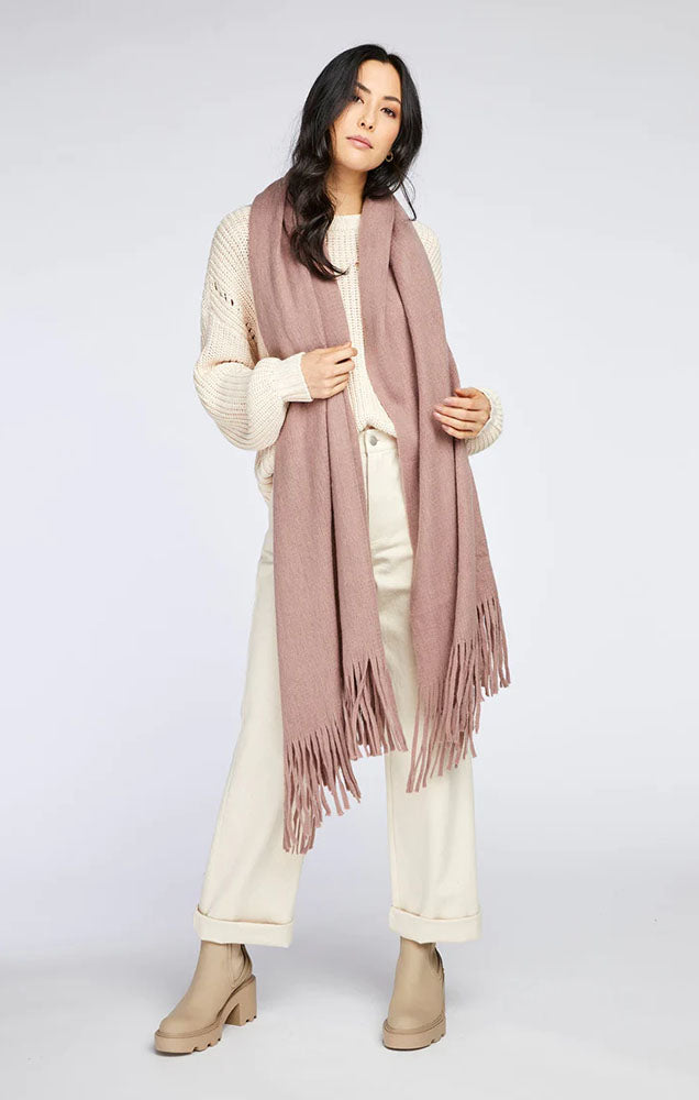 GENTLE FAWN JOURNEY SCARF IN ROSE