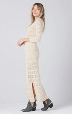 Load image into Gallery viewer, SALTWATER LUXE RONNI MIDI DRESS IN BONE
