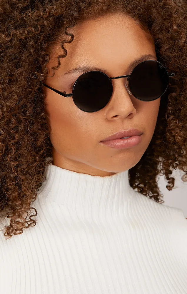 MATT NAT COLE SM SUNGLASSES IN MATTE BLACK Comme Moi Boutique