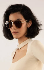 Load image into Gallery viewer, MATT &amp; NAT MIGUEL SUNGLASSES IN ROSE GOLD
