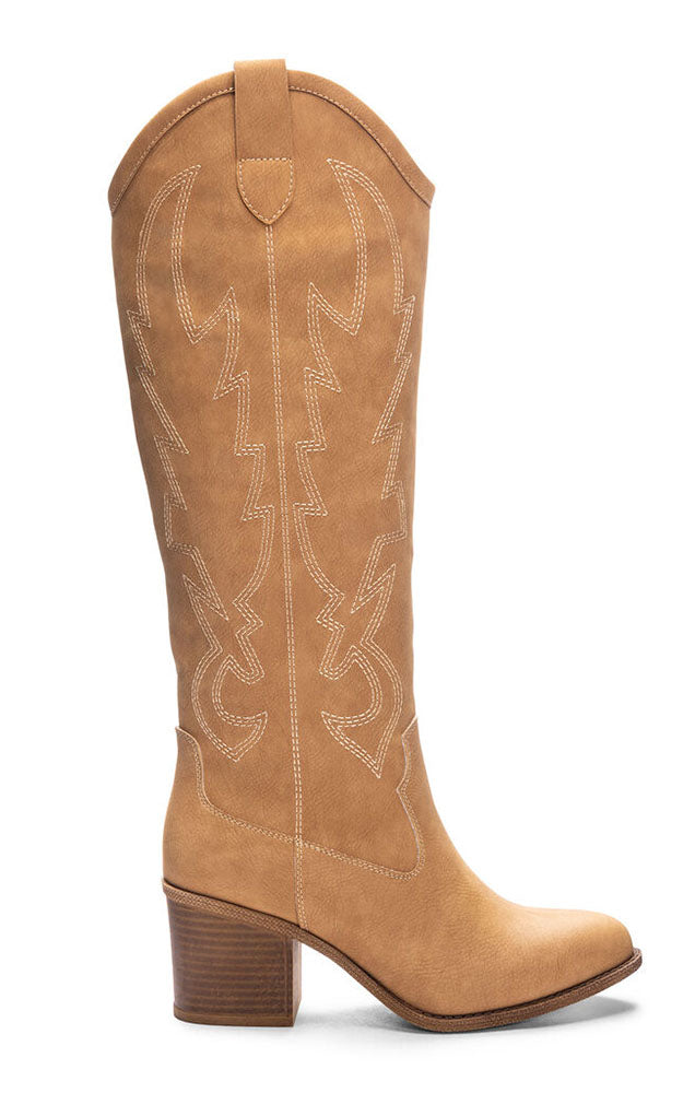 DIRTY LAUNDRY UPWIND WESTERN BOOT IN CAMEL