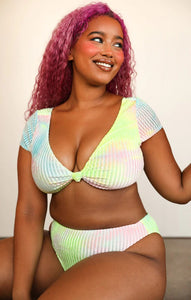 DIPPIN' DAISY'S VISION TOP IN CANDY TIE DYE