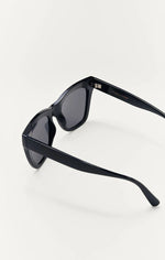 Load image into Gallery viewer, Z SUPPLY EVERYDAY SUNGLASSES IN POLISHED BLACK/GREY
