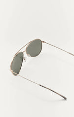 Load image into Gallery viewer, Z SUPPLY DRIVER SUNGLASSES IN GOLD/GREY
